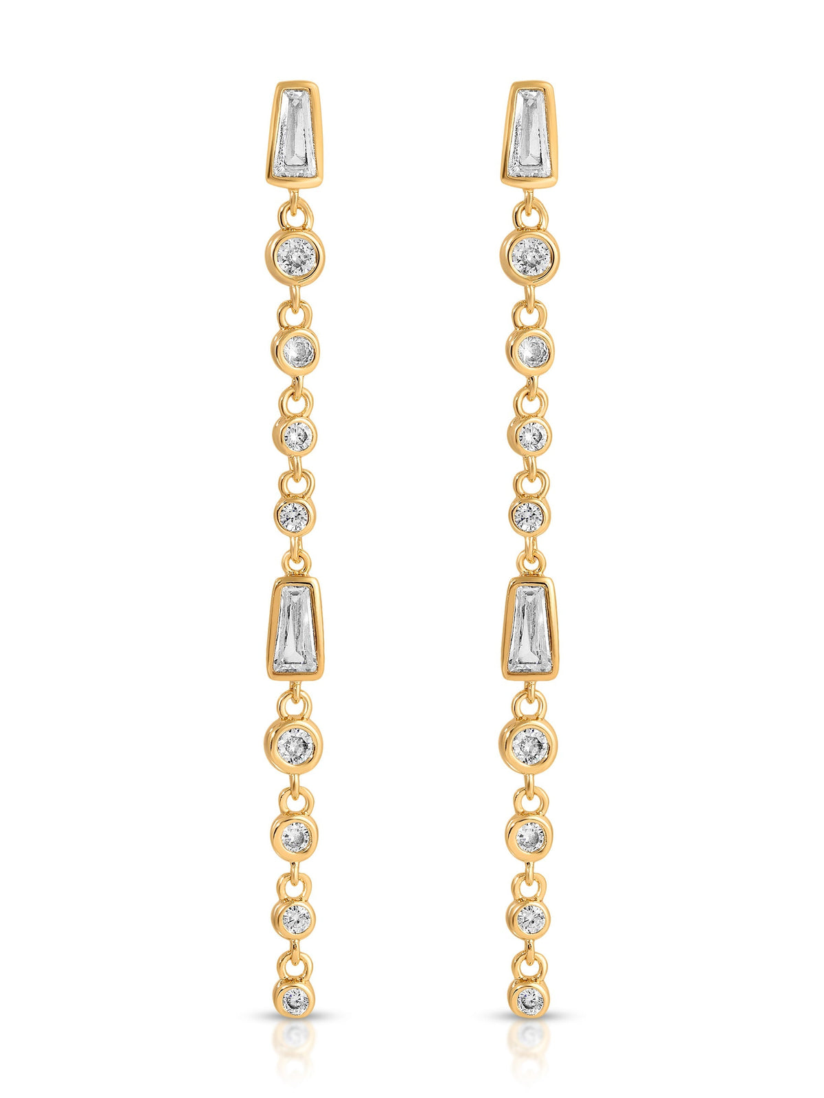 Crystal Linear Earrings