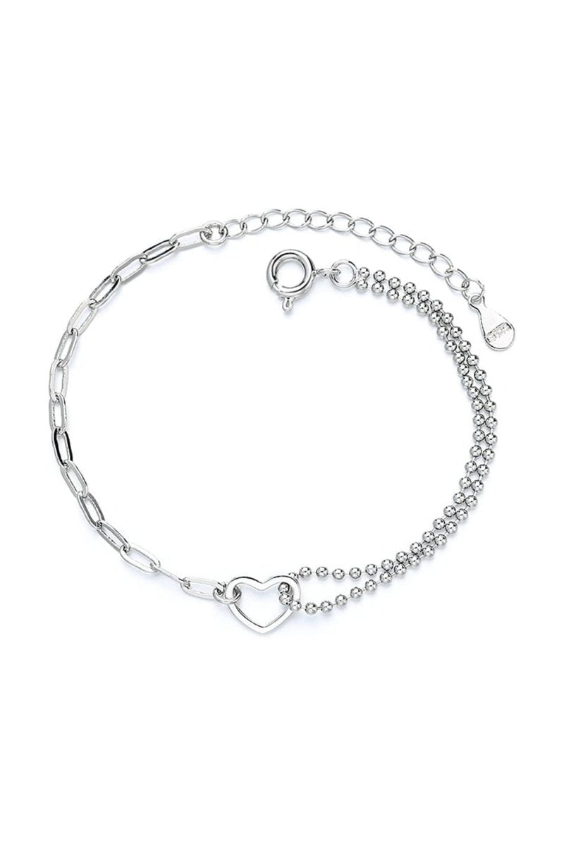 Love Heart Link Bracelets